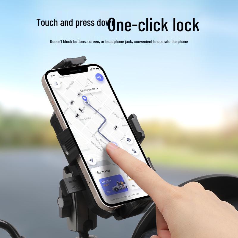 Велосипедное крепление для телефона серии F: Кронштейн для руля и зеркала для велосипедов и мотоциклов