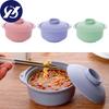 Instant Noodles Bowl with Lid Japanese Style Students Noodle Soup Rice Ramen Bowl Tableware
