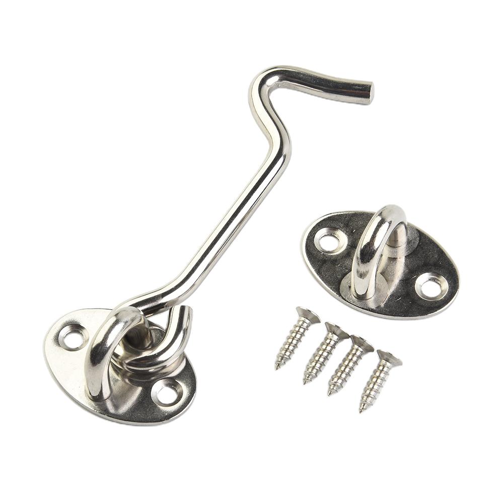 Замок окна Cabin Hook с выключателем безопасности и винтами