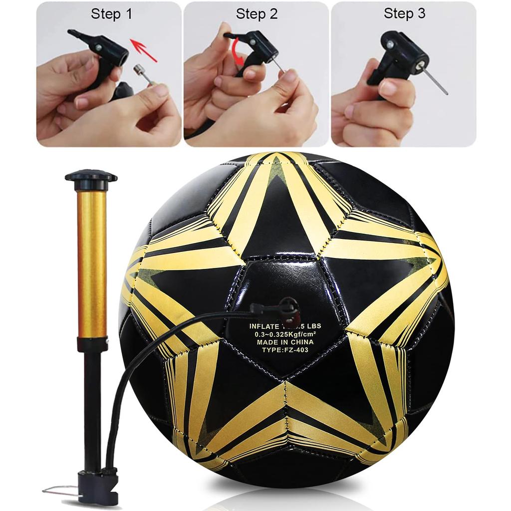 FANTECIA Soccer Size Official Match for Youth and Adults Ball, 5, Ball,