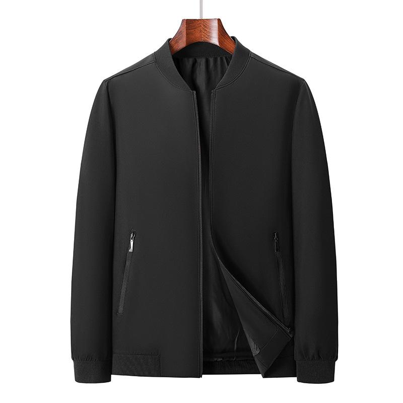 Весенне-осенняя мужская куртка-стойка, повседневный деловой топ, мужская куртка