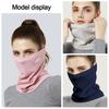 Thickening Neck Scarf Plush Neck Warmer Windproof Headgear Cycling Scarf  Men Women