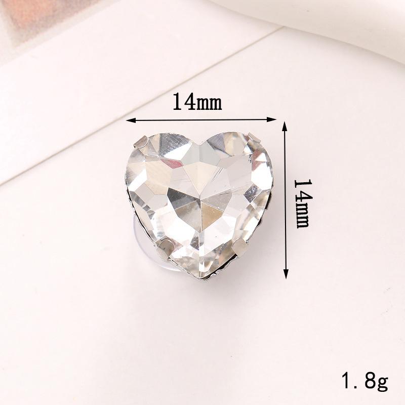 Zinc Alloy Pearl Flower Clog Accessories - DIY Shoe Buckle Decoration