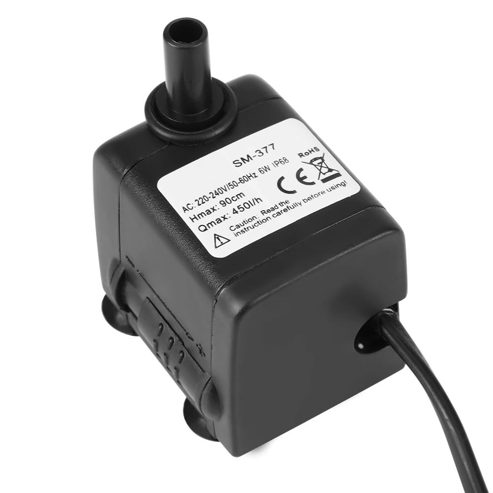 450l H 6W Quiet Submersible for Aquarium Fish Fountain