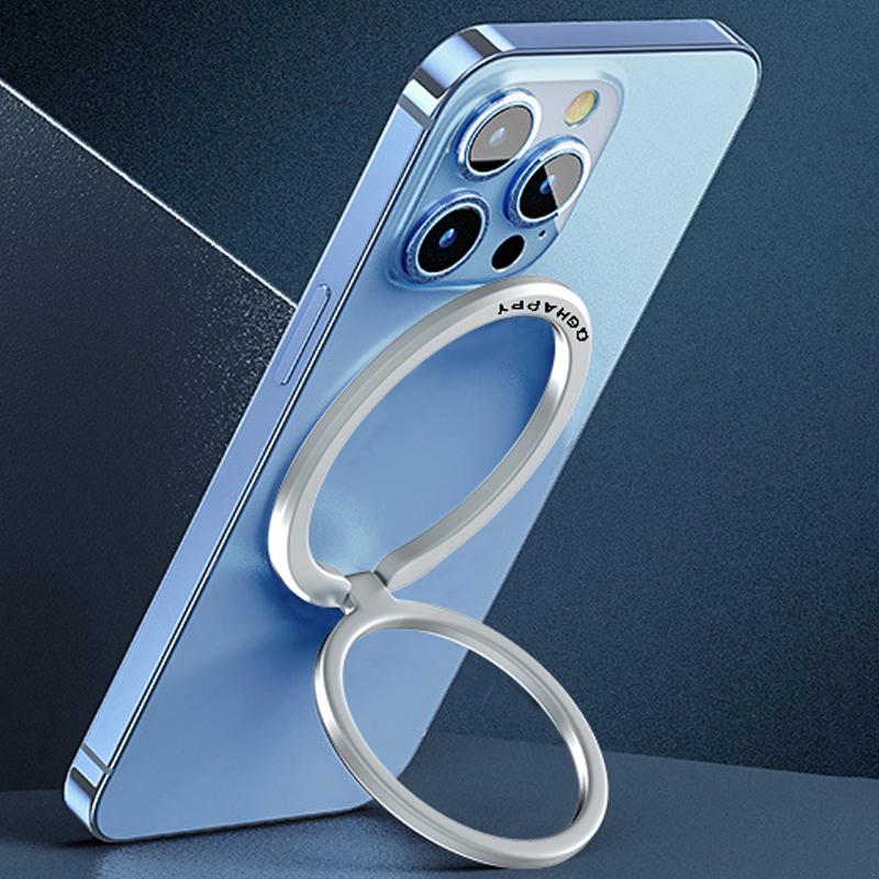 Магнитный держатель для мобильного телефона для Magsafe, вращающаяся на 360 градусов подставка, универсальный складной кронштейн для iPhone 16 15 14 Pro/Max Samsung