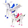 2Pcs/Set Transformable Flying Horse Car Toy Collision Deformation 2-In-1 Mini Vehicle Educational Transforming Mechanical Flying Toddlers Boys Girls