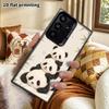 Phone Case: 2D Flat Samsung Galaxy A34 A35 M05 M06 S20 S22 S21 FE Plus 5G Protective Case, Couple Style, Stacked Little Panda, Christmas and Halloween