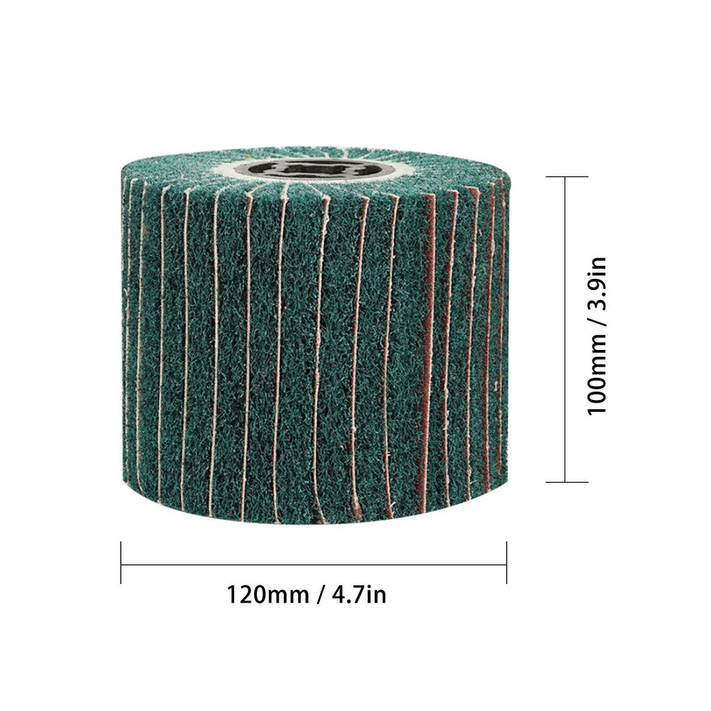 Non-woven Wire Drawing Polishing Burnishing Wheel Stainless Steel Core Wire Polishing Wheel Flap
