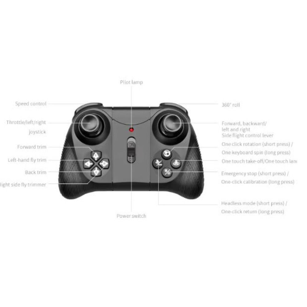 Rechargeable Rotation Remote Control Plane Flying Quadcopter Plane Toy Home Decor