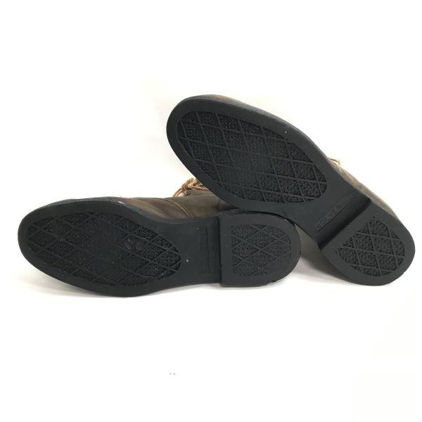 WOLVERINE Кожаные Рабочие Ботинки на Шнуровке Винтажные Размер 12D 29.5-30.0 Коричневые 1000 Миль(ИСПОЛЬЗОВАЛ)