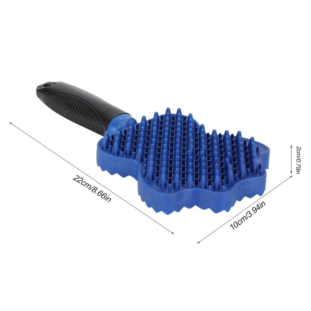 Elastic Teeth Silicone Bath Massager Soft Silicone Bristle Dog Grooming Comb Pet Skin Massage