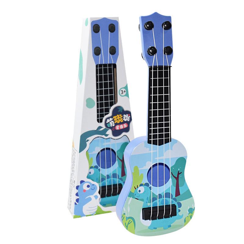 Мини-гитара укулеле, игрушка, развивающая навыки, классический музыкальный инструмент раннего образования для мальчиков, девочек, детей, рождественские подарки для малышей
