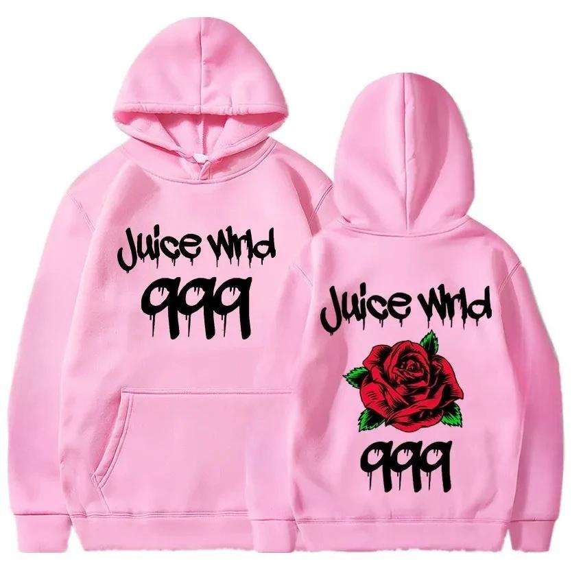 Juice WRLD Хип-хоп Поп-певец Уличная мода Мужская осенне-зимняя Модная Удобная толстовка Повседневная кофта