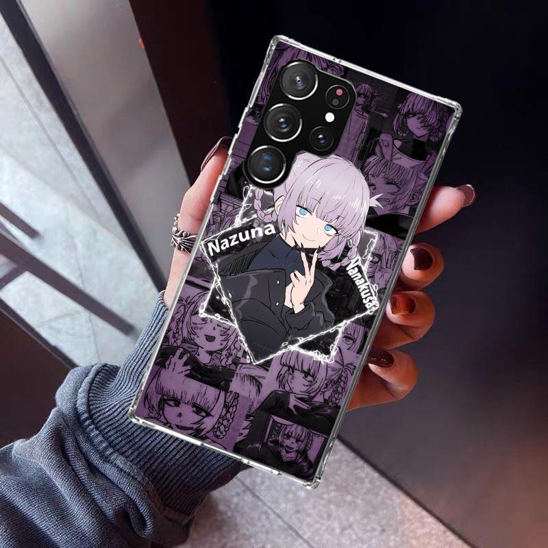 Nazuna Nanakusa Anime Phone Case For Samsung Galaxy S23 S24 S25 Edge S26 Ultra S22 + S21 Plus S20 FE Cover Silicone Print Shell