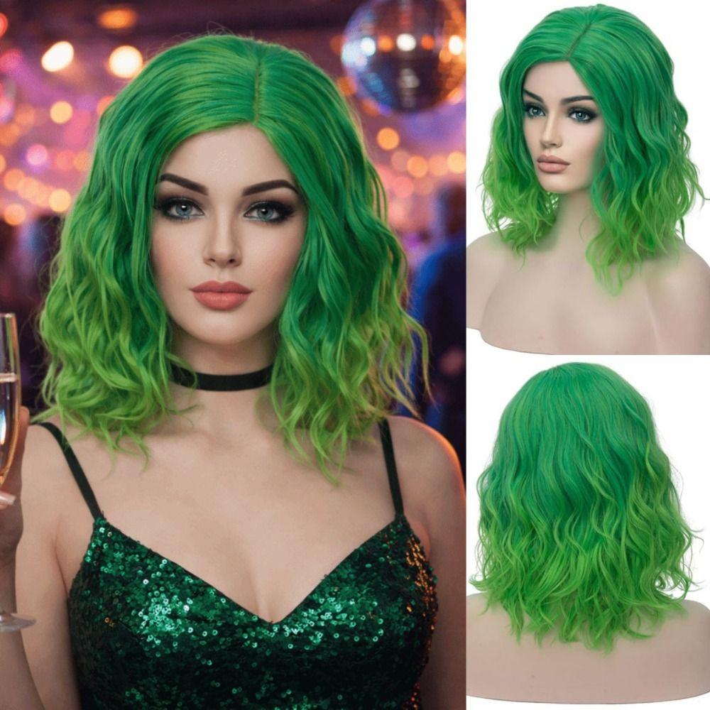 Natural Short Wavy Curly Wig Fashionable Cosplay Lolita Wigs Cosplay Party