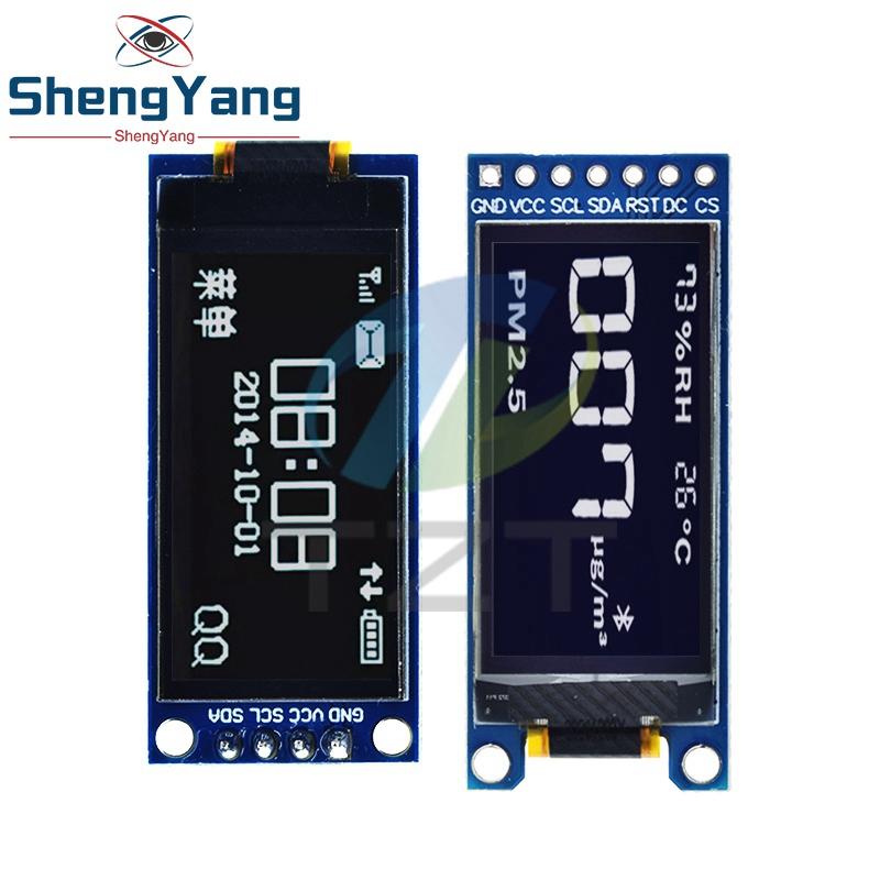 TZT 1,3-дюймовый OLED-дисплей 4-контактный 7-контактный 64×128 LCD-модуль SSD1312 LCD 1,3" OLED-модуль с вертикальным экраном для Arduino