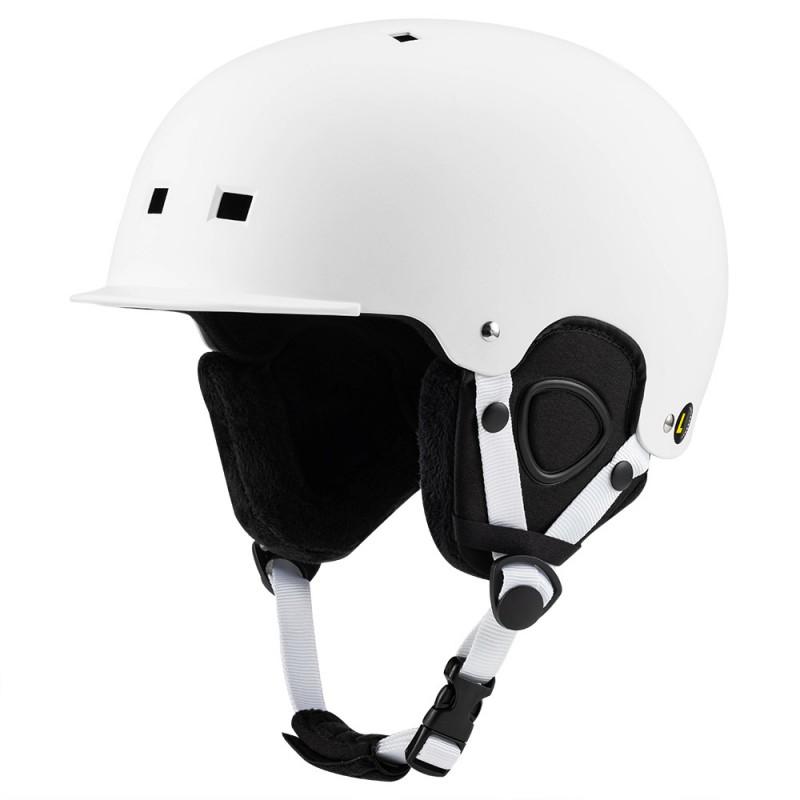 Winter Ski Helmet With Brim Snowboarding Skiing Adults Unisex EPS ABS Half Safety Gear