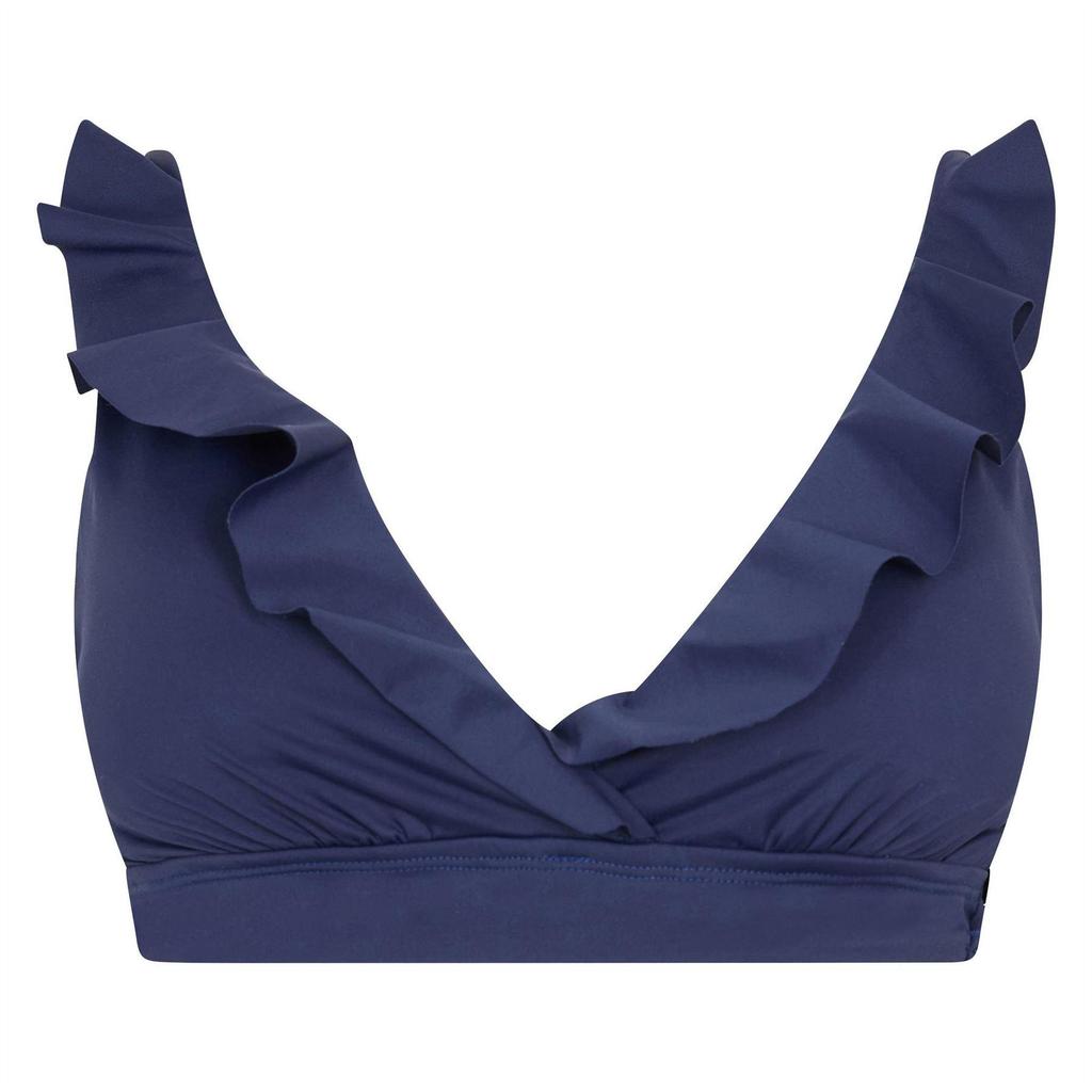Ralph Lauren Womens/Ladies Ruffled V Neck Bikini Top