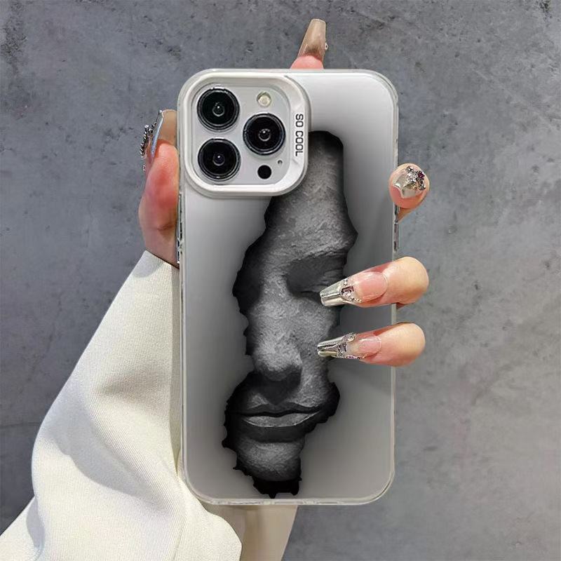 Новый художественный дизайн для чехла мобильного телефона iphone17 Apple 15promax/14 противоударный 13pro16 Европа и Америка