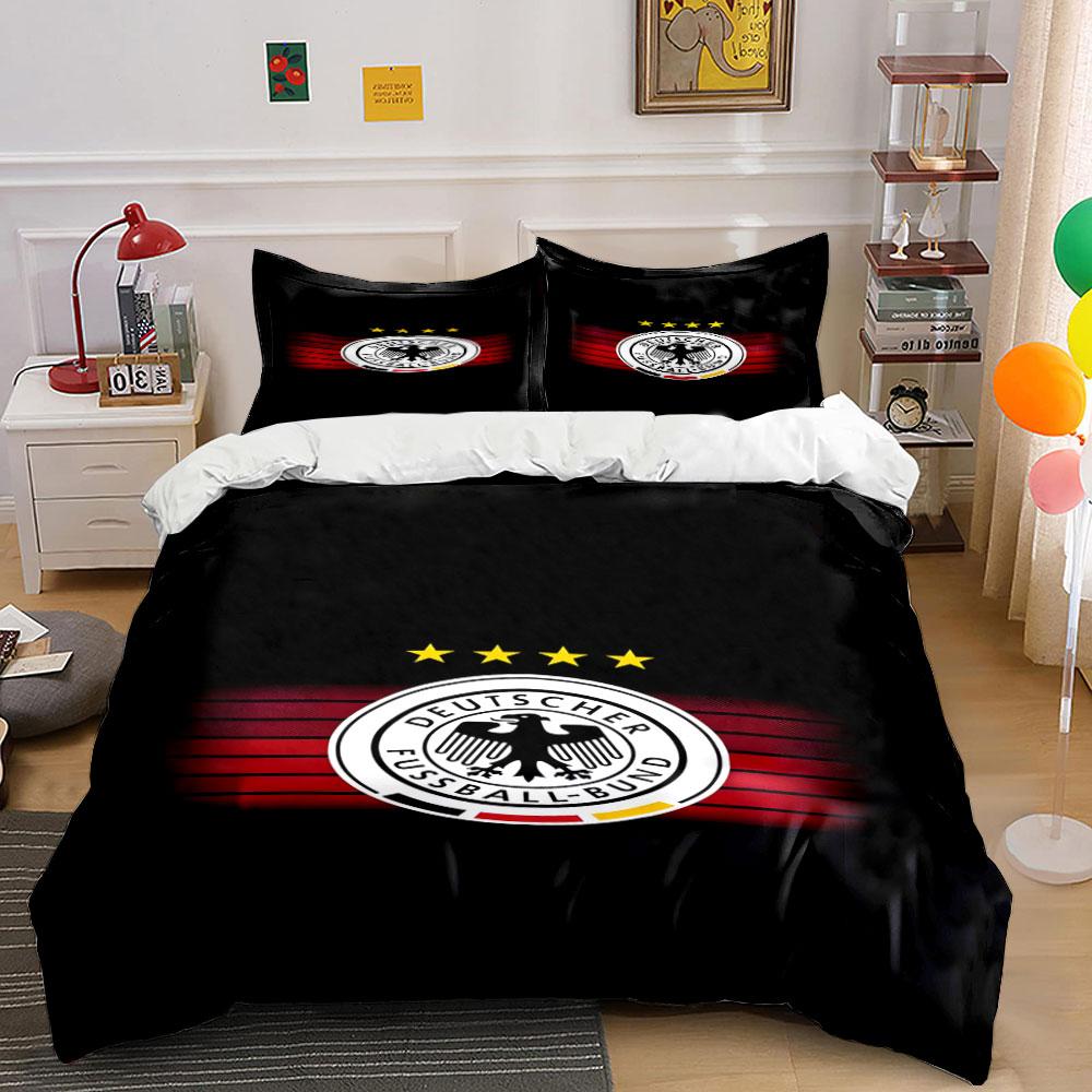 German Football Association emblem. Bedding sets Duvet cover sets Duvet covers Pillowcases(1 * Duvet Cover 2 * Pillowcases, without duvet insert)