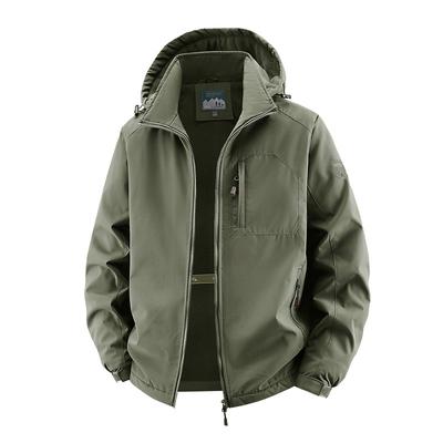 Зарубежная куртка большого размера, новая весенне-осенняя, для улицы, деловая куртка со стойкой, спортивная повседневная универсальная мужская куртка