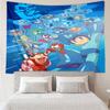 Cartoon Rockman Game Megaman2 Tapestry for Bedroom Aesthetic Classroom Tapestries Wall Hanging for Living Room Dorm Office,Ideal Creative Gift