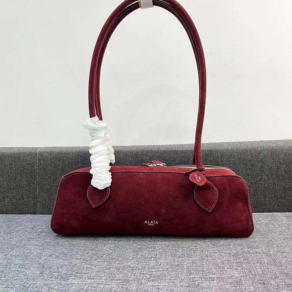 Сумка-багет из матовой натуральной кожи для подмышек - женская сумка через плечо высокого класса