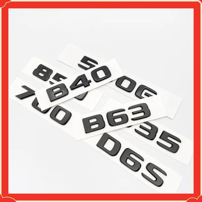 Блестящий Черный Эмблема с Буквами для Mercedes Benz 550G 4X4 850 550 D35 B40 D6S B63 Brabus G Автомобиль Крыло Багажник Задний W464 Логотип Наклейка