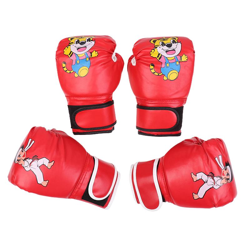 Мультяшные детские боксерские перчатки из ПУ кожи, детские спарринговые перчатки для бокса, перчатки для Санда, детские боксерские перчатки для боя, перчатки для тхэквондо