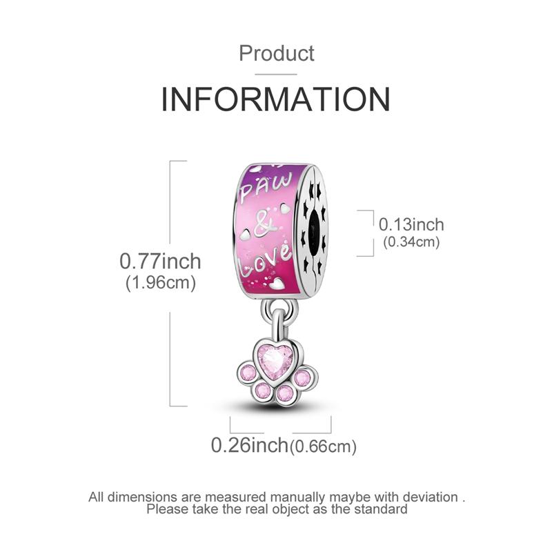 Оригинальные Шармы Бусины Медные Клипсы Шармы Циркон Силиконовые Разделительные Бусины Подходят для Оригинального Браслета DIY Шарм Женские Украшения