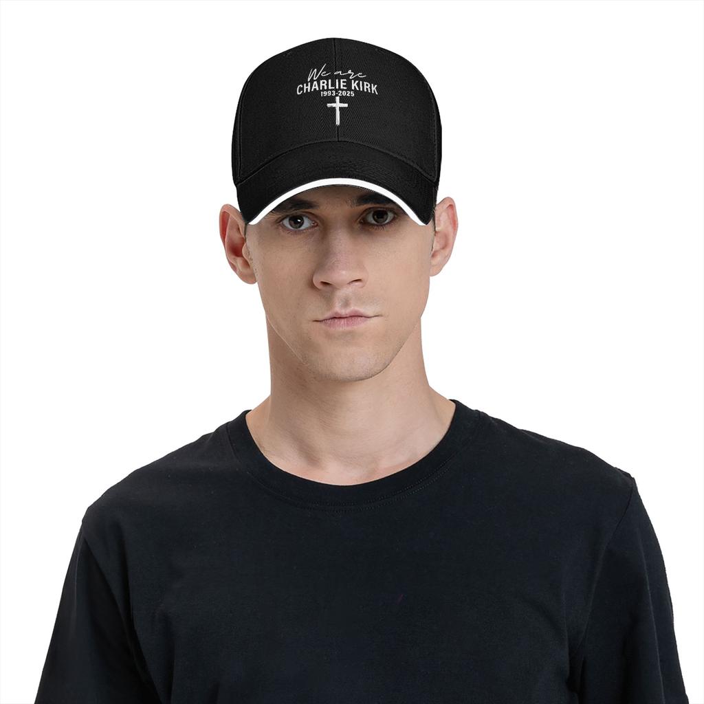 Summer We Are Charlie Kirk 1993 2025 Baseball Cap Hiking Fishing y2k Cool Design Sun Trucker Hat Women Men Quality Snapback Cap