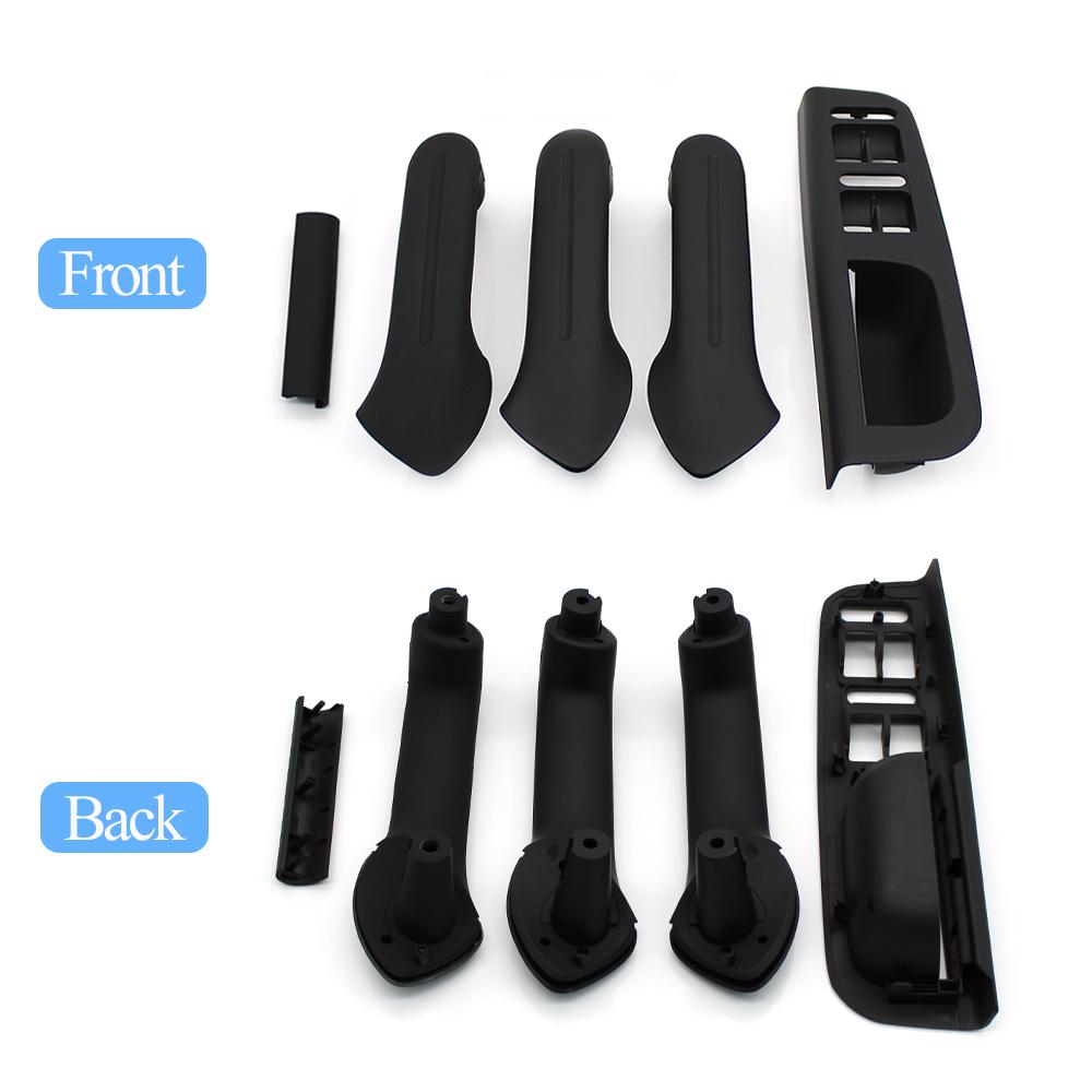 RHD Car Door Interior Window Switch Panel Trim Inside Door Pull Handle Replacement For VW Bora Golf 4 MK4 Jetta 1999-2004