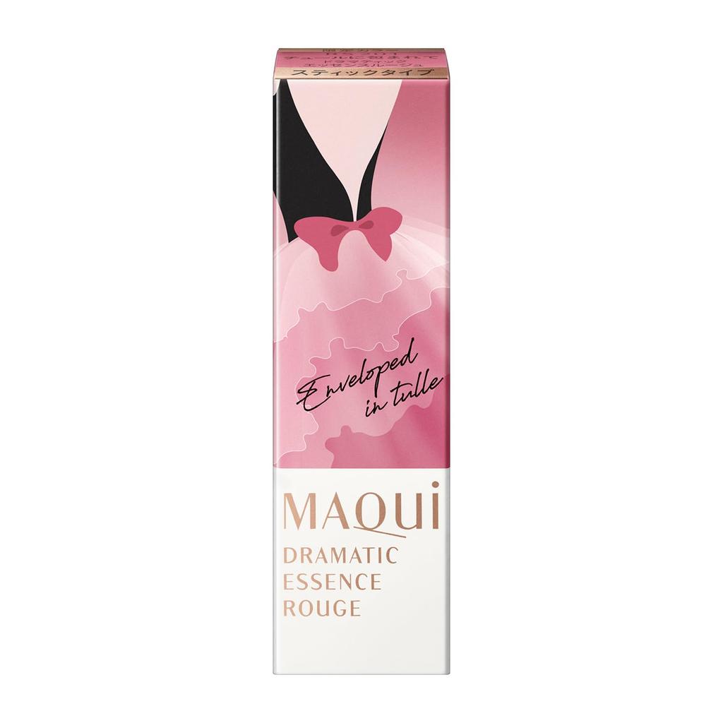 Maquillage Dramatic Essence Rouge RS201 Лимитированный цветной блеск для губ Тонкий фруктово-цветочный аромат RS201 Обернутый в тюль Вес 4 г Помада/Губная помада