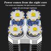 Cross-Border Quad-Core LED Rechargeable Flashlight with COB Side Light