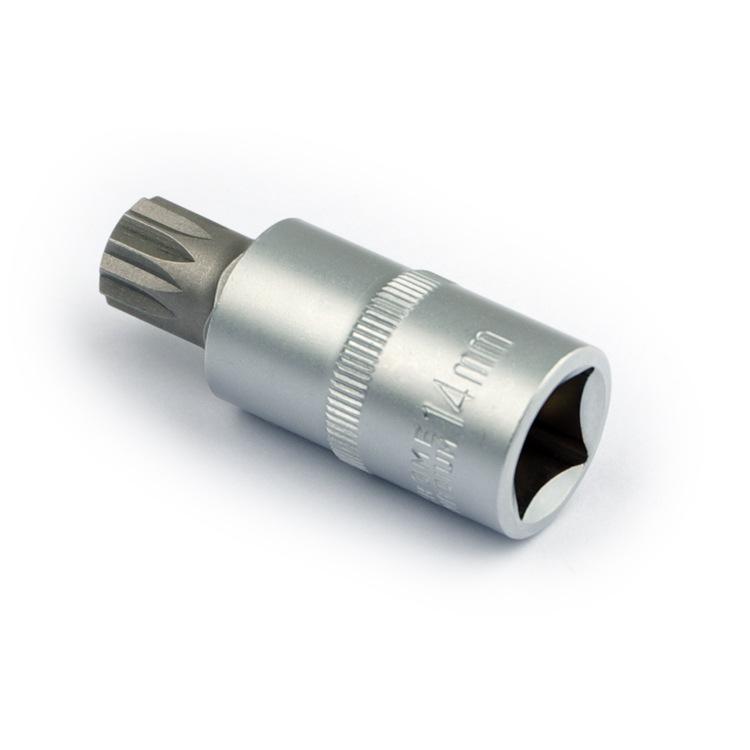 8 шт./компл. XZN 1/4" 3/8" 1/2" 12-точечная ММ тройная квадратная шлицевая головка для бит M4-M16 набор адаптеров ручные инструменты набор ручных головок