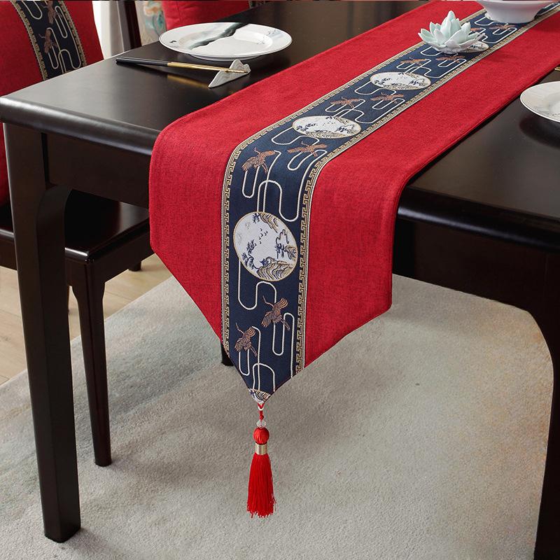 Водонепроницаемый новый китайский стиль настольный флаг чайная церемония дзен чайный коврик чайный стол ткань длинная полоса скатерть китайский стиль скатерть