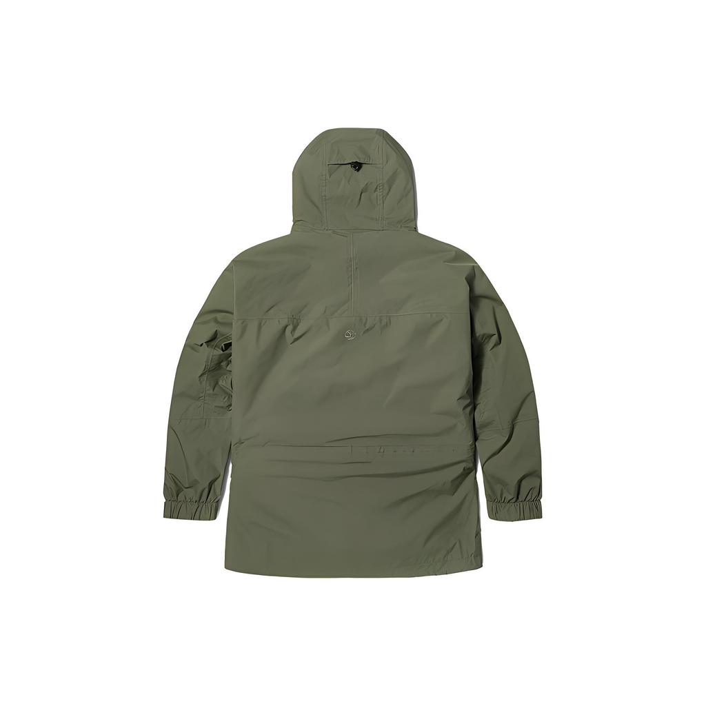Timberland Solid Color Outdoor Waterproof Hooded Jacket Men Jackets Cassel-Green A6R9F-590