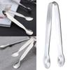 New 2Pcs Stainless Steel Sugar Clamp Tongs Clip Ice Cube Coffee Bar Kitchen Buffet