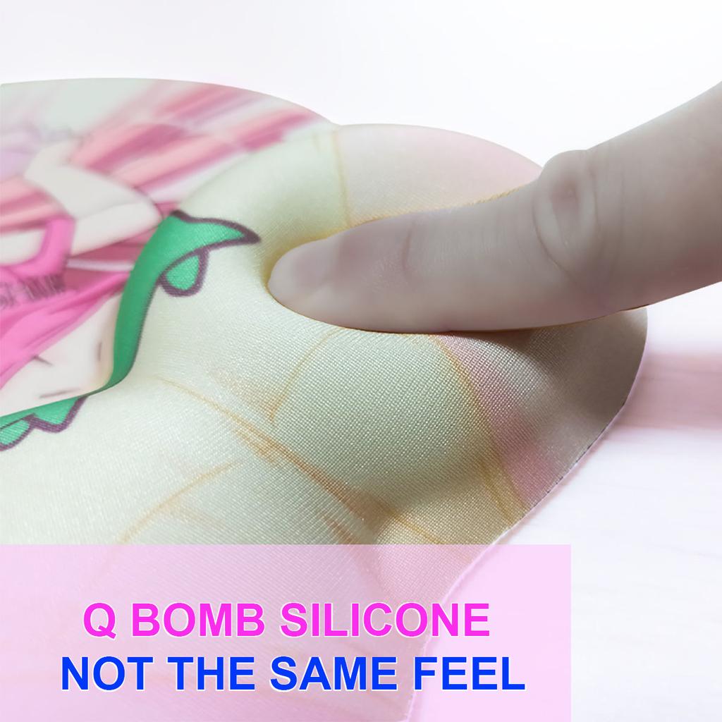 Creative Sexy Cartoon 3D Wrist Support Mouse Pad Thicken Soft Silicone Non-slip Desk Mat Office Home Mousepad For Cs Go Gaming Mouse Pad