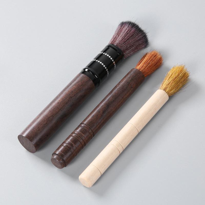 Щетка для чистки деревянного подноса для чая Чайная щетка для подноса для чая Стол для чистки чашек и тарелок Инструмент для чистки чайника Ручка для горшка Аксессуары для чайной церемонии