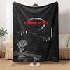 1pc Scarface-Inspired Flannel Blanket - Soft Cozy All-Season Throw for Bedroom, Sofa, Camping, Travel - Perfect Gift for Movie FansB74