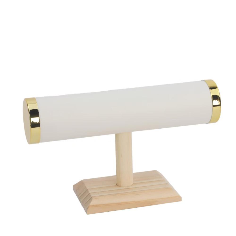 T-bar Jewelry Rack Holder Wooden Jewelry Storage Stand Fashion Bracelet Display Stand Woman Girls