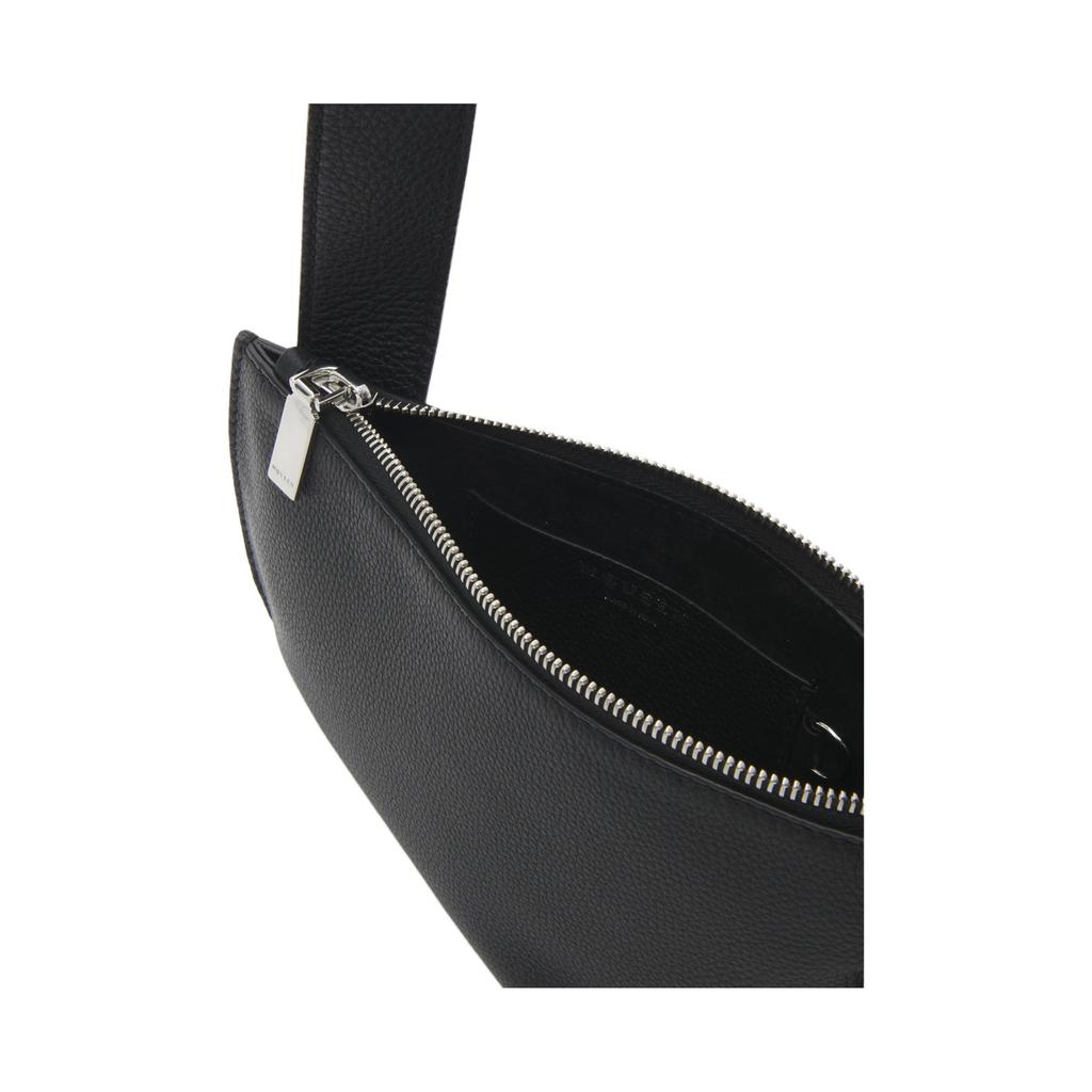 Alexander Mcqueen Знаковая Серебристая Металлическая Пряжка-Т-образка Сумка из Кожи Крокодила Кошелек Женские сумки Черный 813535-1VDCM-1000