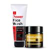 Power Face Wash -200 г - Энергия и удаление загара | Протестировано дерматологами | Эффективно удаляет загар и осветляет кожу - Жирная кожа - 100 г