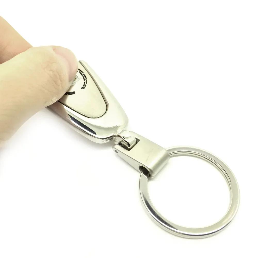 Metal Car Key Chain Keyrings Buckle for Cadillac CT4 CT5 CT6 ATS XTS XT4 XT5 XT6 Escalade SRX BLS Seville Styling Accessories