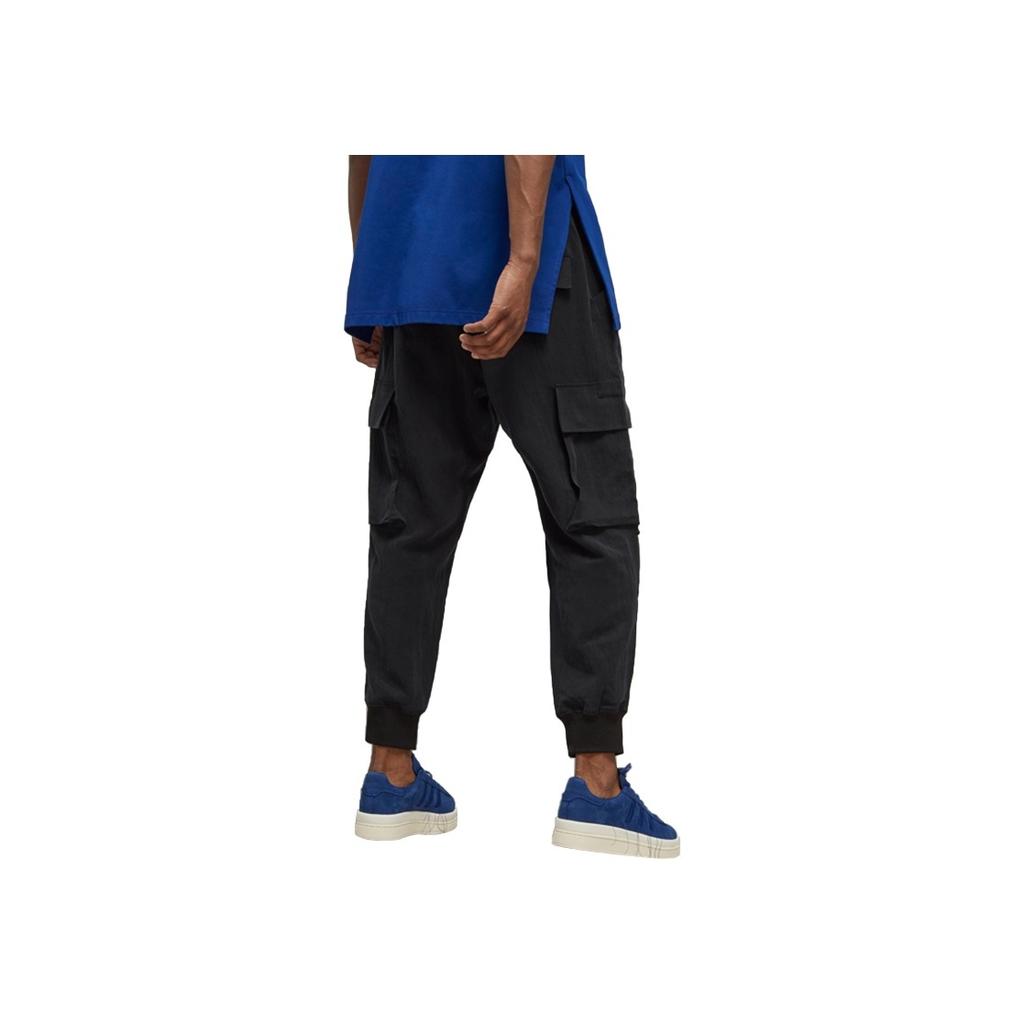 Y-3 Однотонные свободные брюки-карго мужские, черные, H63081