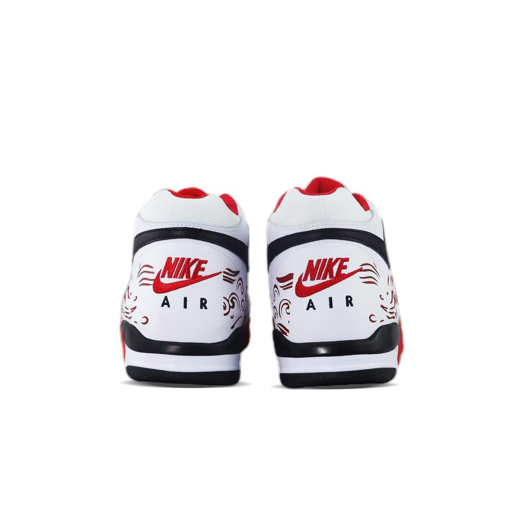 Nike Flight Legacy Устойчивые к истиранию Средние Винтажные Баскетбольные Кроссовки Унисекс Красный BQ4212-100(Команда840-1)
