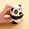 Panda Автоматическая коробка для зубочисток Ручной тип давления Модные зубочистки Огнетушители Милый мультфильм Настольные пластиковые банки для зубочисток