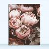 Floral Scandinavian Style Print Wall Art Decoration Picture for Living Room Peony Flower Canvas Painting Nordic Poster Rose Gold