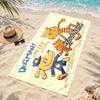 Dog Man Custom Name Beach towels also serve as bath towels summer essential a musthave for the outdoors the beach and the pool